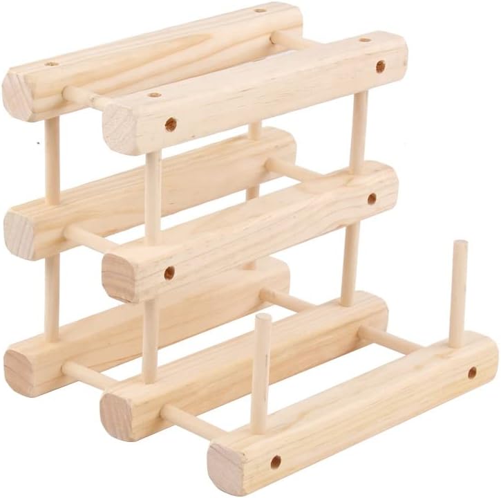 LYRWISHLTD FreeStanding Bamboo Wine Rack