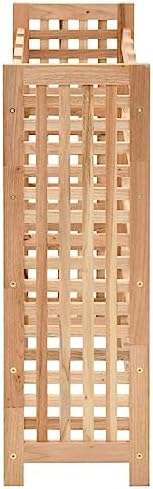 vidaXL 5-Tier Walnut Wine Rack - 25 Bottle Holder