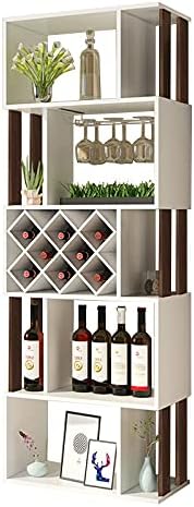 Freestanding 5-Tier Wood Wine Rack for Home Decor