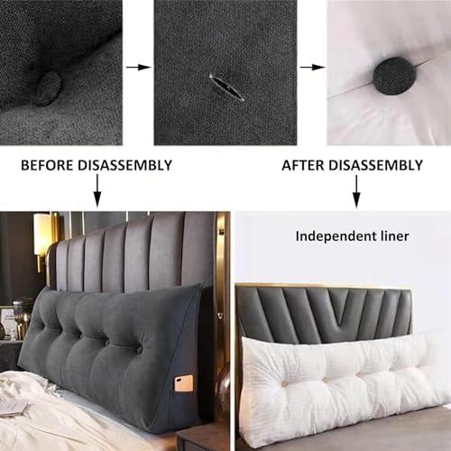 DLLDLGG Bed Wedge Pillow - Comfortable Adjustable Multi-Size