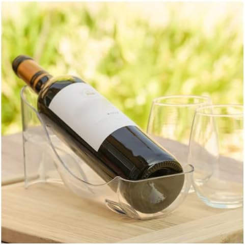 Fridge Wine Saver - Spill-Proof Wine Holder for Fridge or Tabletop