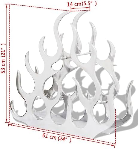 vidaXL Freestanding Wine Rack with 11 Bottles Capacity