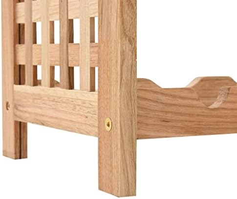 vidaXL 5-Tier Walnut Wine Rack - 25 Bottle Holder