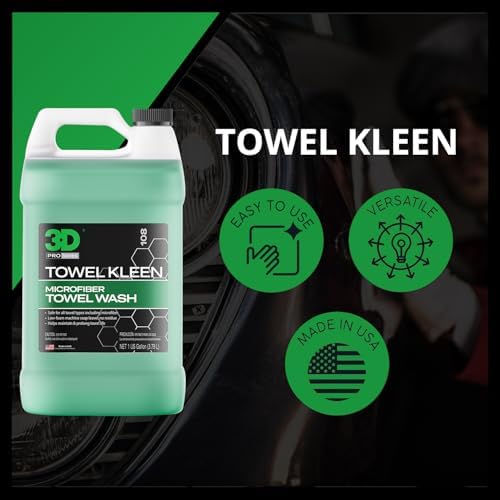 3D Towel Kleen Microfiber Detergent - 1 Gallon
