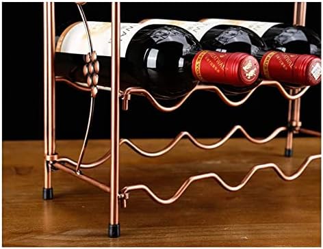 ALDEPO Bronze Tabletop Wine Rack Organizer