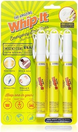 Whip-It Emergency Stain Removing Pens 3 Pack