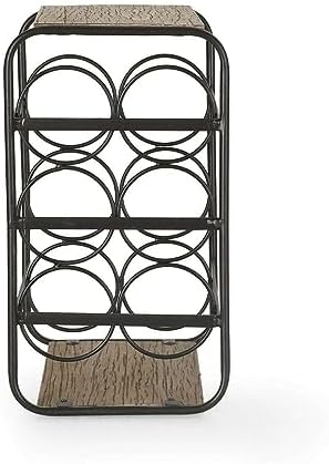 FINANCIALLY LIT LKOP Gurnett 6 Bottle Wine Rack
