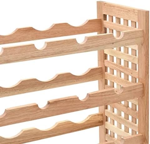 vidaXL 5-Tier Walnut Wine Rack - 25 Bottle Holder
