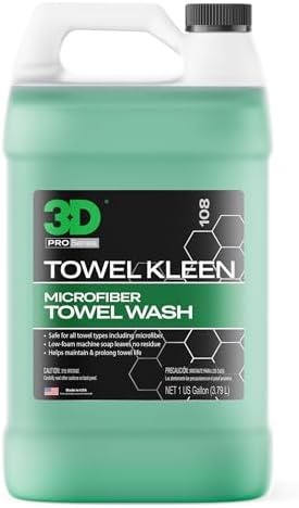 3D Towel Kleen Microfiber Detergent - 1 Gallon