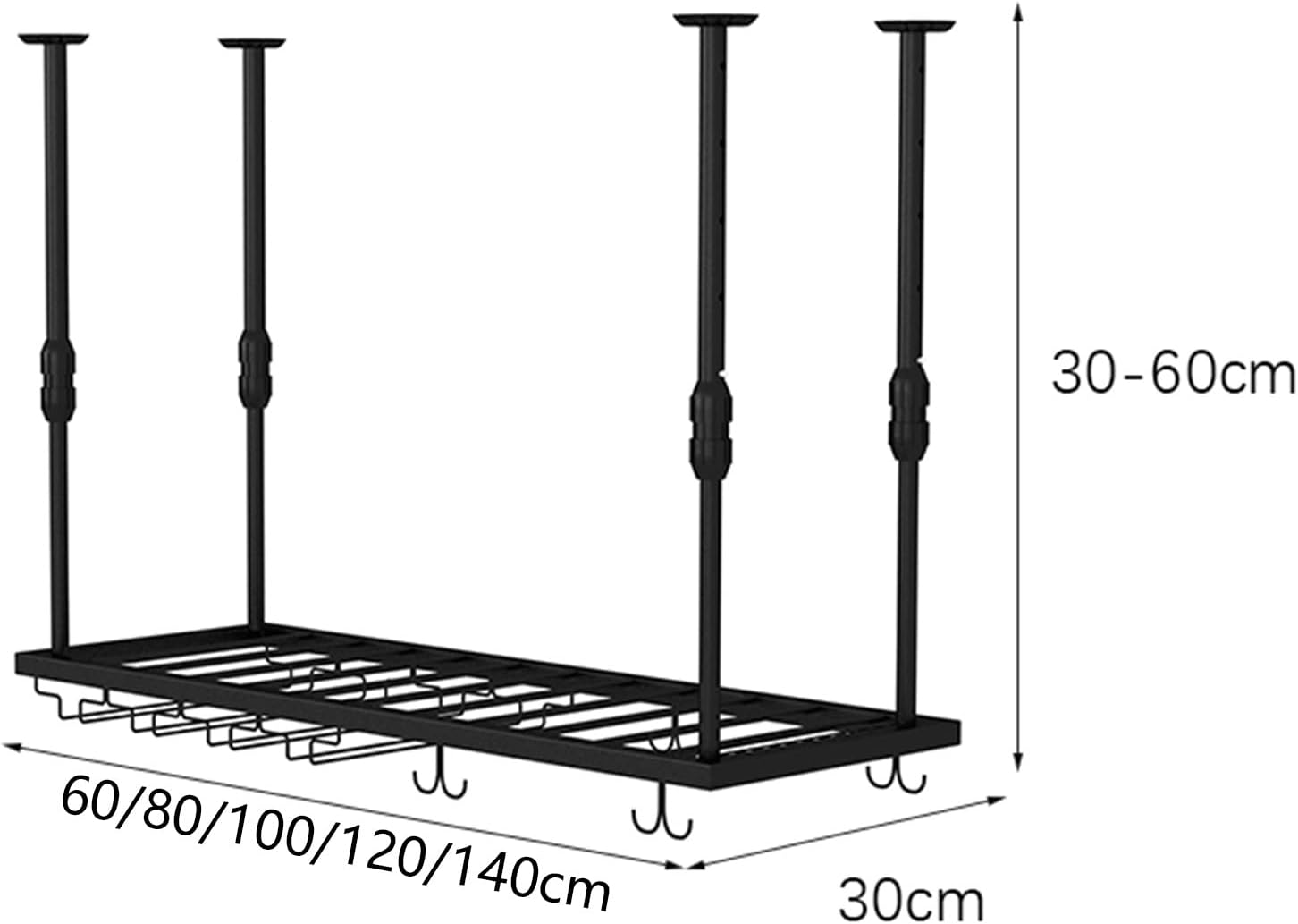 Suuim Wall-Mounted Wine Rack with Glass Holder 1