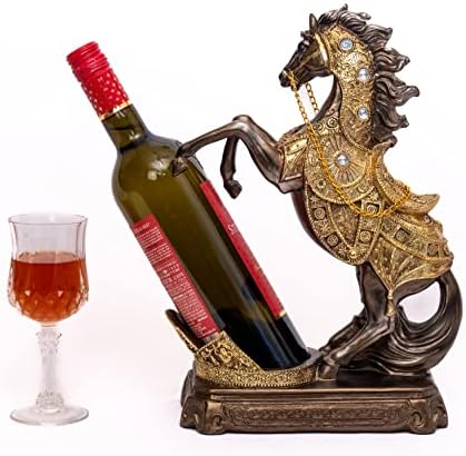 Dalax Horse Wine Bottle Holder Tabletop Decor