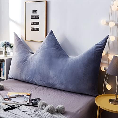 ZZYK 59 Solid Color Crown Shape Reading Pillow