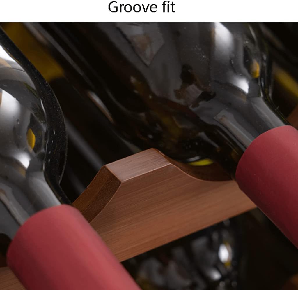 Habiba Premium Bamboo Wine Rack with Hardware