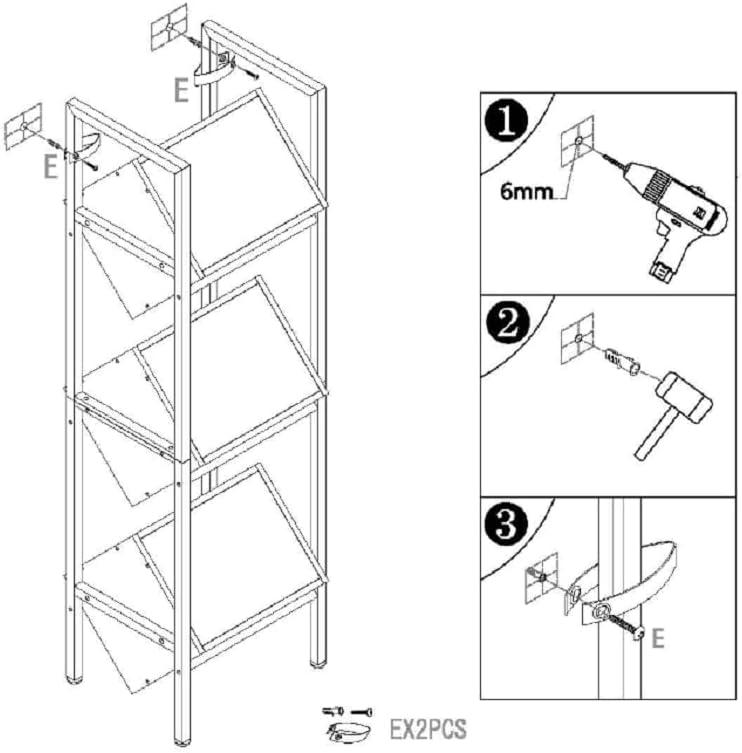 Tribesigns 3 Tier Freestanding Wine Rack
