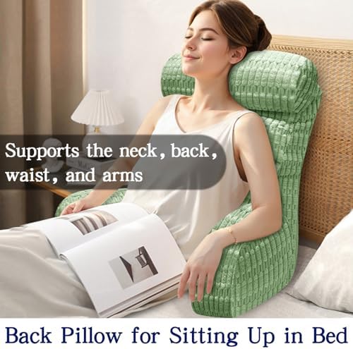 Extra Large Back Pillow for Bed Sitting Up