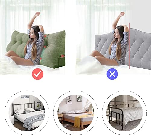 YXCSELL Wedge Pillow for Bed Reading and Sleep Support