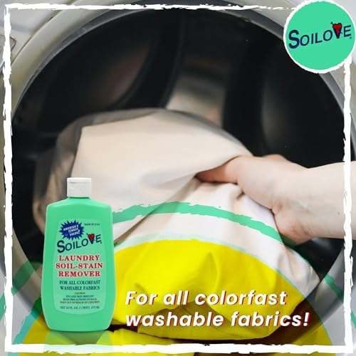 Soilove Laundry Stain Remover Liquid 6 Bottles 16oz