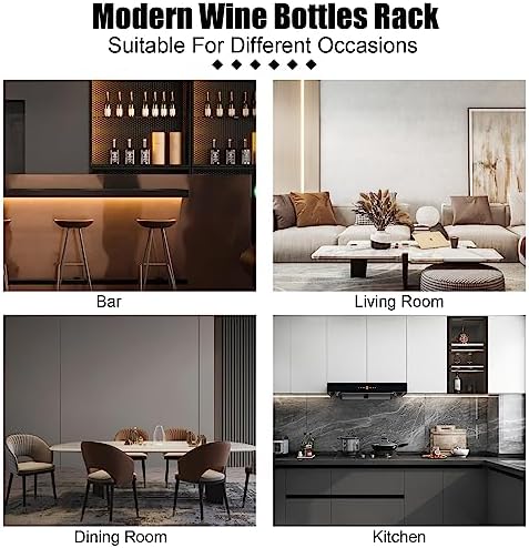 CeRaBuRET Ten-Cell Wall-Mounted Wine Rack