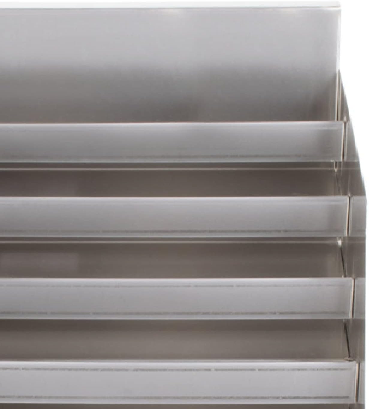 18 x 23 Inch 5-Tier Stainless Steel Liquor Display Shelf