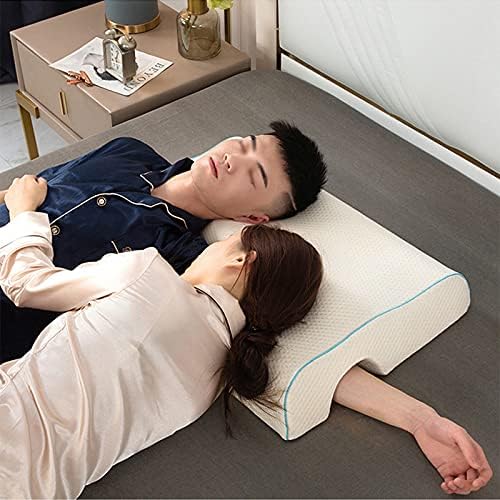 oiakus Memory Foam Couple Pillow with Arch Design