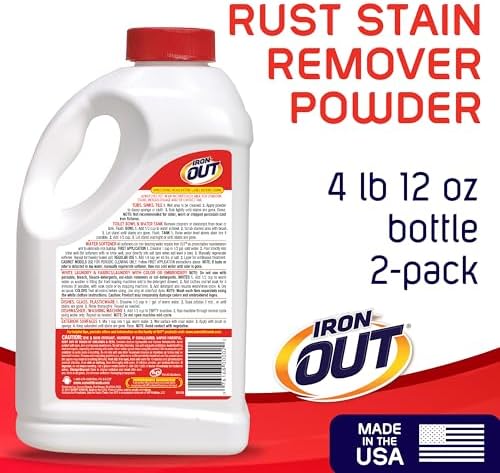 IRON OUT Rust Stain Remover 2-Pack 475 Pounds