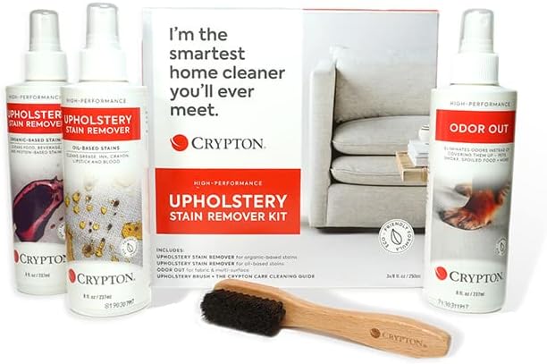Crypton Upholstery Stain Remover Kit with Odor Out Deodorizer 1