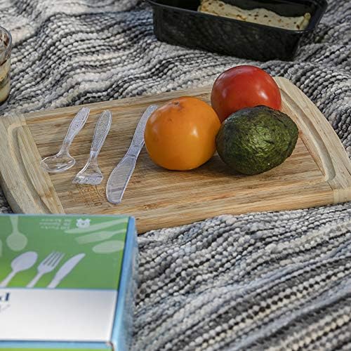 SafeWare 250 Count Clear Plastic Cutlery Combo Pack