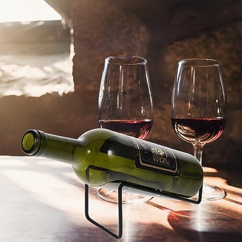 Homoyoyo 2pcs Metal Wine Rack for Kitchen and Home Use