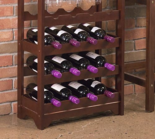 Merry Pet 16-Bottle Wine Rack in Espresso