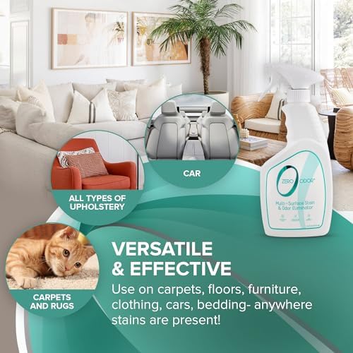 Zero Odor Multi-Surface Stain Remover Odor Eliminator 16oz 1