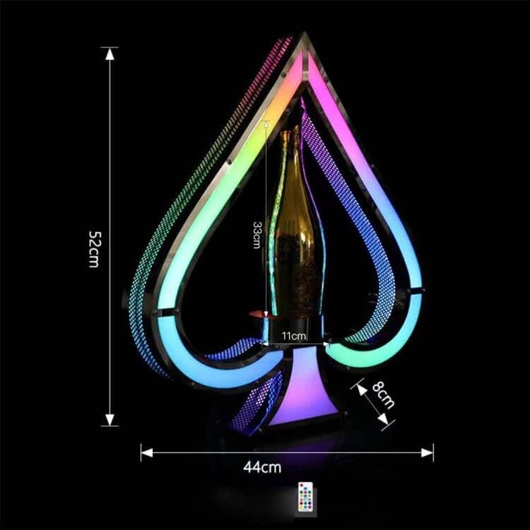Glow Bar Wine Bottle Display with Remote Control
