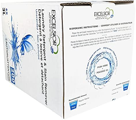 Excelsior - 3 Liter Unscented Laundry Detergent