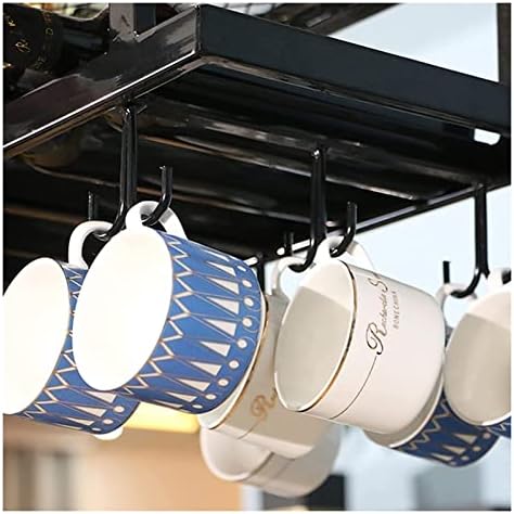 ALDEPO Wall-Mounted Wine Rack Durable Metal Ceiling Wine Holder