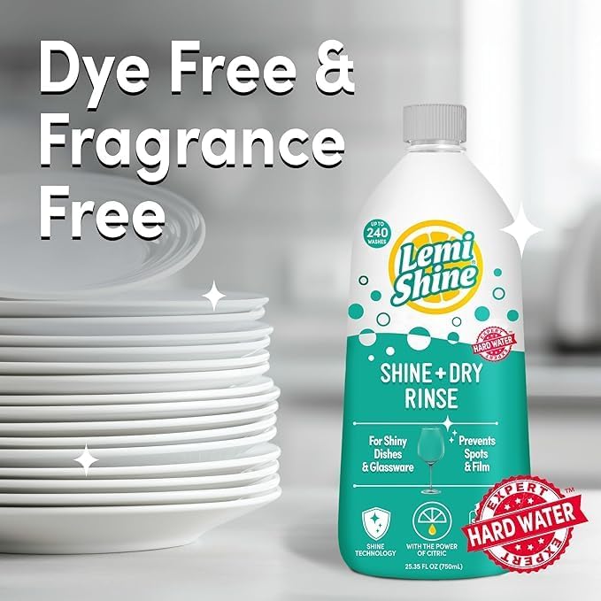 Lemi Shine Dish Detergent Booster 20 Oz Pack of 2