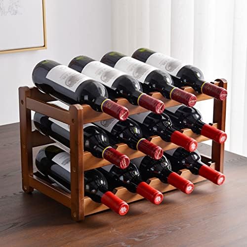 Bamboo Wine Rack with 234 Tiers for Home Bar Storage 1