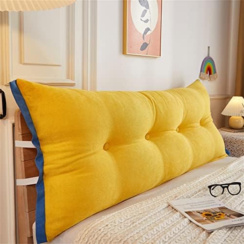 ZZYK Reading Support Pillow with Removable Cover Yellow 47