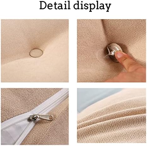 ZZYK Triangular Headboard Pillow 59inch Beige Comfort Cushion