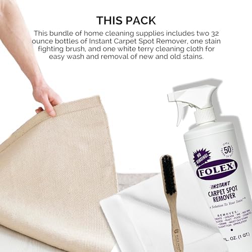 2 Pack Carpet Spot Removers Cleaning Tools