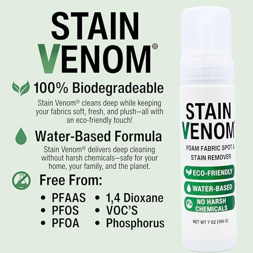 Stain Venom Foam Cleaner - 7 Oz Multi-Fabric Stain Remover