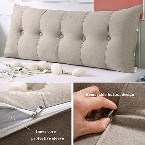 ZZYK Reading Pillow with Removable Cover Khaki 315 Inch