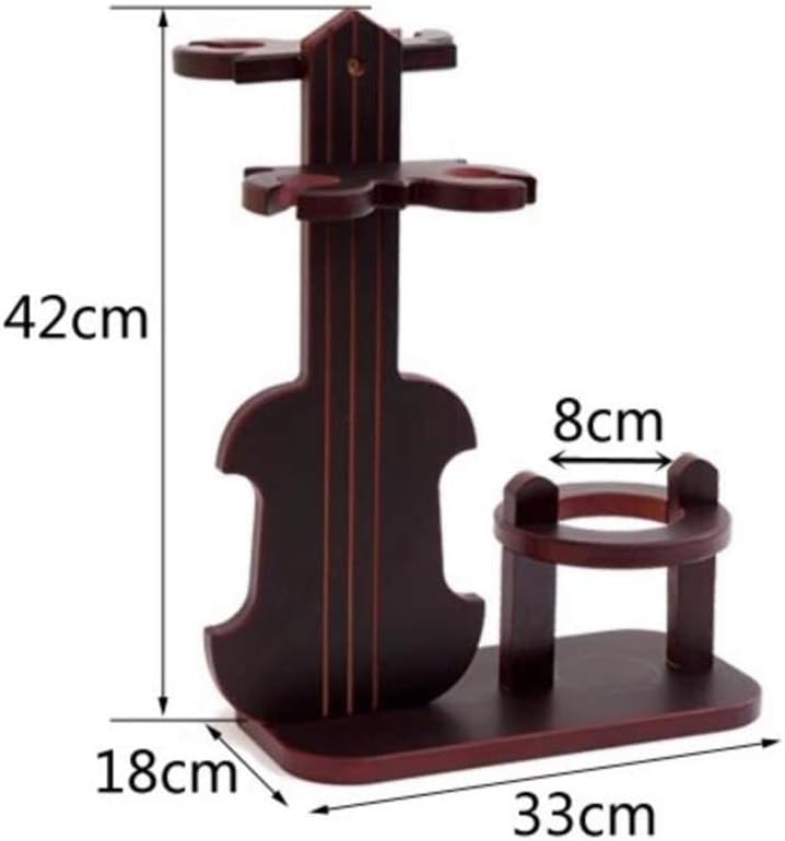 Aeumruch Countertop Wine Rack 1 Bottle 4 Glasses