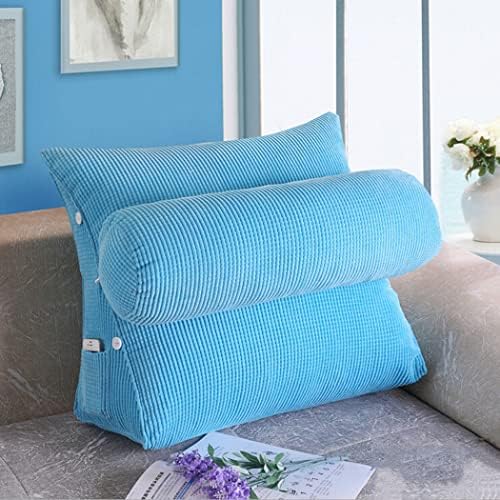 ZZYK Adjustable Reading Throw Cushion with Back Support Sky Blue 236 Inch