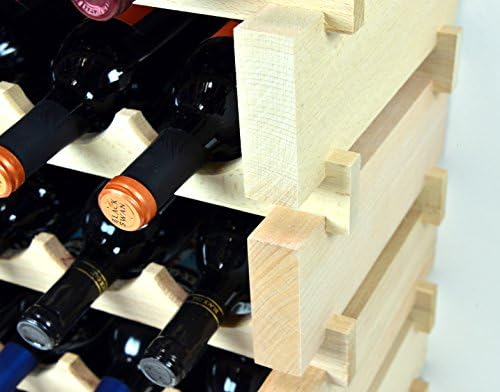 sfDisplaycom LLC 72 Bottle Wine Rack Modular Hardwood