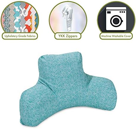 Majestic Home Goods Navajo Reading Pillow in Teal