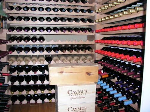 40-Bottle Hardwood Wine Rack Modular Set