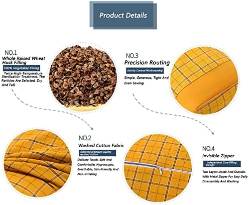 ZHIWEIKJ Buckwheat Pillow for Cool Sleep and Neck Support