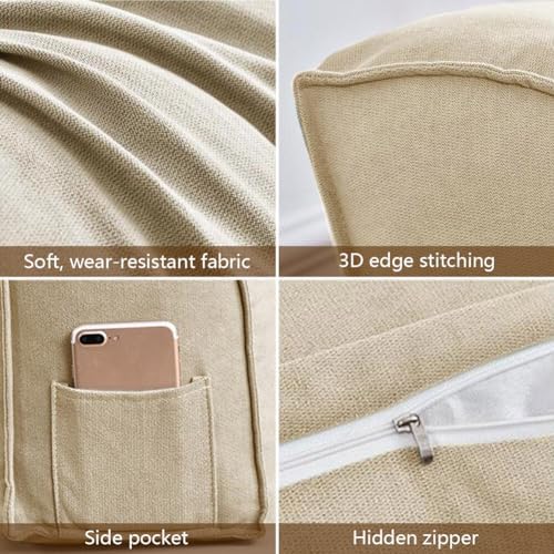 GKWW Decorative Sofa Pillow with Removable Case - Blue