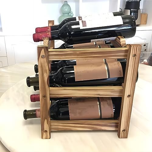 Zerodis 3 Layer Wine Rack with 15 Bottles Capacity