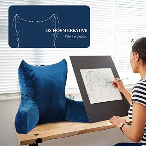 Neustern Reading Pillow with Pockets and Arms 1