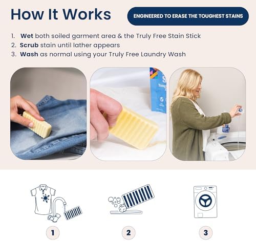 Natural Stain Stick - Dried Stain Remover for Clothes